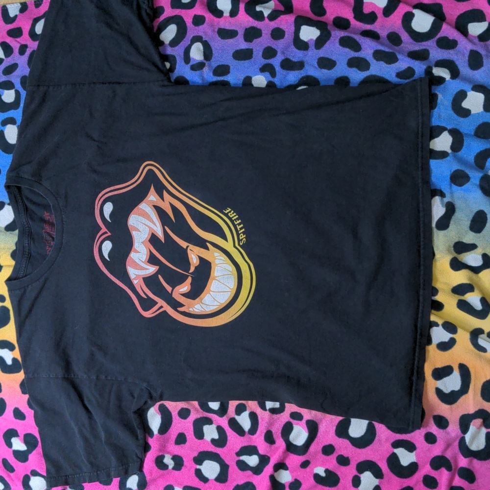 🔥3/30🔥💀Vintage Y2K Spitfire x Rolling Stones Skate Tee